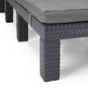 Keter Chaise longue avec coussin Daytona Graphite