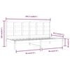 vidaXL Lit de jour sans matelas blanc 80x200 cm bois de pin massif