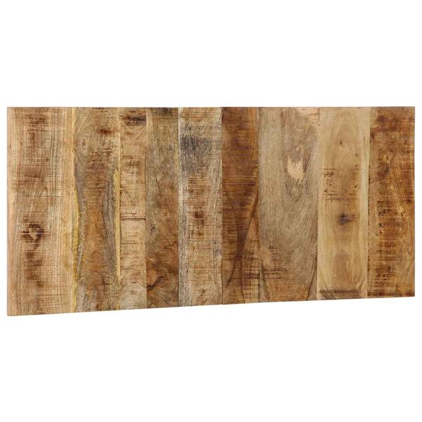 vidaXL T&ecirc;te de lit 120 cm bois de manguier brut massif