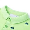 Polo pour enfants vert fluo 128