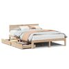 vidaXL Cadre de lit avec tiroirs sans matelas 160x200 cm
