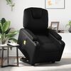 vidaXL Fauteuil inclinable de massage &eacute;lectrique noir similicuir
