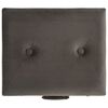 vidaXL Tabourets de rangement lot de 3 Gris Velours