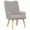 vidaXL fauteuil Gris clair 63 x 67 x 94 cm