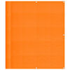 vidaXL Paravent de balcon orange 120 x 700 cm 100 % polyester Oxford