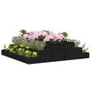 vidaXL Jardini&egrave;re Noir 110x110x27 cm Bois massif de pin