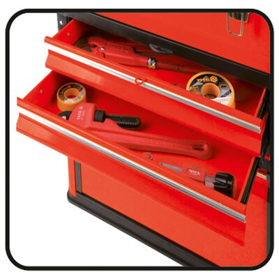 YATO Boîte à outils avec 2 tiroirs 49,5x25,2x18 cm