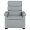 vidaXL Fauteuil inclinable Gris clair Tissu