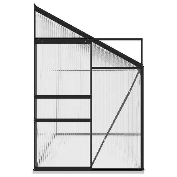 vidaXL Serre Anthracite Aluminium 7,77 m&sup3;