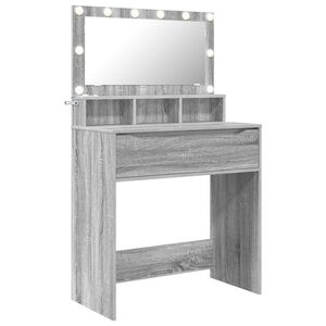vidaXL Tables de maquillage pour chambre Sonoma gris
