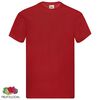 Fruit of the Loom T-shirts originaux 5 pcs Rouge M Coton