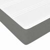 vidaXL Matelas de lit à ressorts ensachés gris foncé 120x190x20 cm