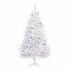 vidaXL Sapin de No&euml;l Artificiel &agrave; Branches Articul&eacute;es Blanc 180 cm