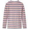 T-shirt enfants &agrave; manches longues rose clair 104