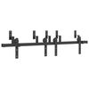 vidaXL Kit de quincaillerie de porte coulissante 152,5 cm acier noir