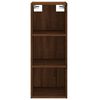 vidaXL Buffet haut Ch&ecirc;ne marron 34,5x34x180 cm Bois d'ing&eacute;nierie