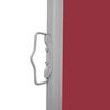 vidaXL Auvent latéral rétractable de patio 140x1200 cm Rouge