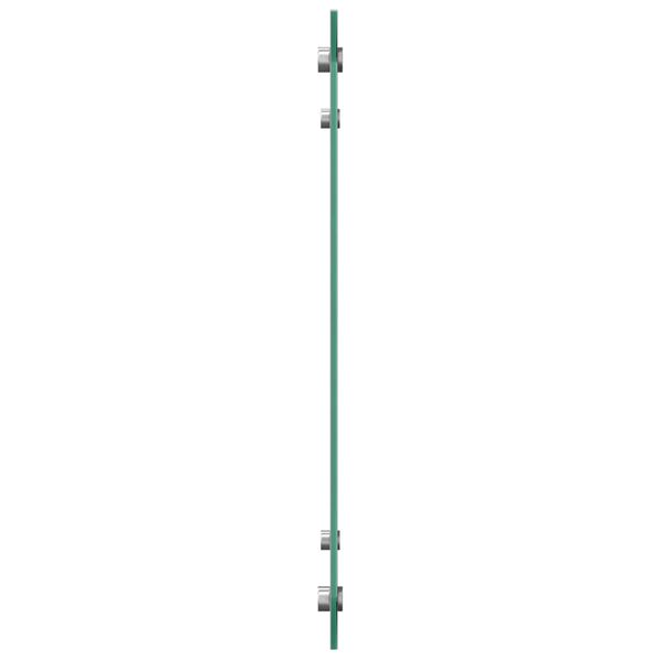 vidaXL Protection de cuisine Gris clair 70 x 50 x 0,6 cm verre trempé