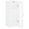 vidaXL Armoire murale blanc 34,5x34x90 cm