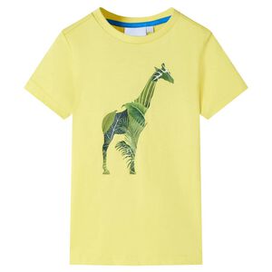 T-shirt pour enfants jaune 92