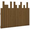 vidaXL T&ecirc;te de lit murale Marron miel 108x3x80 cm Bois massif de pin
