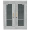 vidaXL Armoire murale suspendue Sonoma gris 69,5x34x90 cm