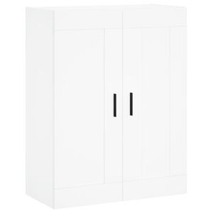 vidaXL Armoire murale blanc 69,5x34x90 cm bois d'ing&eacute;nierie