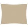 vidaXL Voile de parasol tissu oxford rectangulaire 2x3,5 m beige