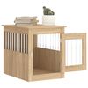 vidaXL Meuble de cage pour chiens chêne sonoma 55x75x65 cm