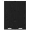vidaXL Armoire suspendue Ch&ecirc;ne noir 60 x 31 x 80 cm Bois d'ing&eacute;nierie