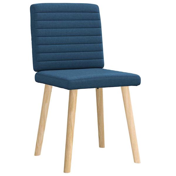 vidaXL Chaises à manger lot de 2 bleu tissu