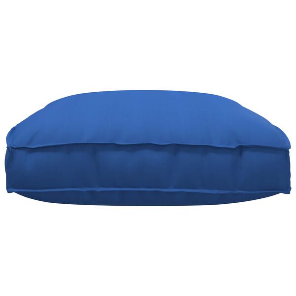 vidaXL Coussin pour assise de palette Bleu royal 120 x 80 x 12 cm