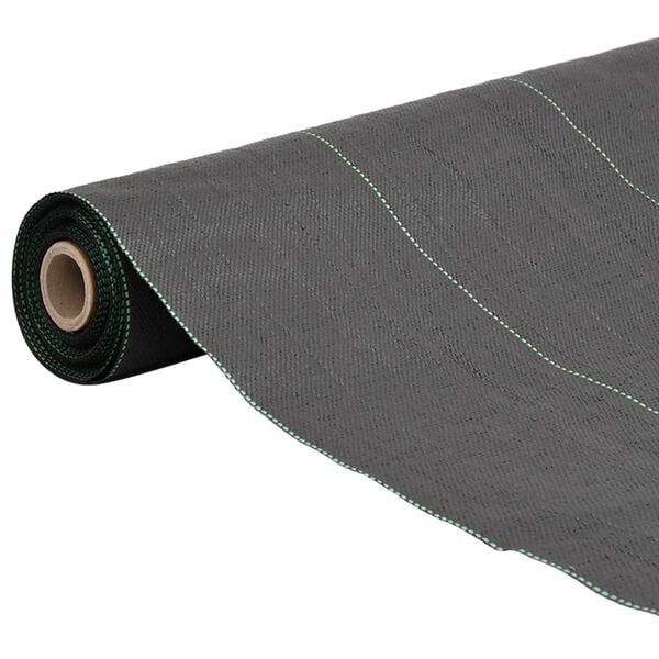 vidaXL Membrane anti-mauvaises herbes noir 1,5x25 m PP