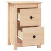 vidaXL Table de chevet 40x35x61,5 cm Bois de pin massif