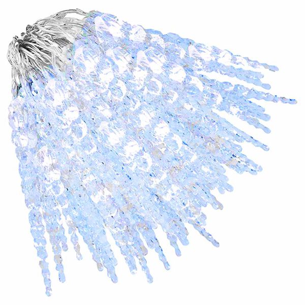 vidaXL Guirlande lumineuse de Noël 200 LED Blanc froid 20 m Acrylique PVC