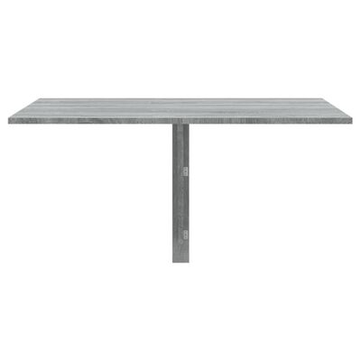 vidaXL Table murale pliable Sonoma gris 100x60x56 cm Bois d'ingénierie
