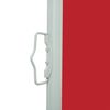 vidaXL Auvent lat&eacute;ral r&eacute;tractable de patio 120x500 cm Rouge