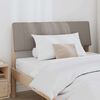vidaXL T&ecirc;te de lit capitonn&eacute;e Taupe 100 cm Pin massif