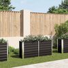 vidaXL Lit surélevé de jardin Anthracite 160x40x77 cm Acier galvanisé