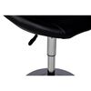 vidaXL Tabouret de bar noir similicuir