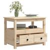 vidaXL Table basse 71x49x55 cm Bois massif de pin