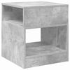 vidaXL Table d'appoint Gris b&eacute;ton 40,5 x 40 x 45 cm Bois d'ing&eacute;nierie