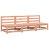vidaXL Canap&eacute;s de jardin sans accoudoirs 3 pcs bois massif douglas