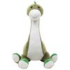 vidaXL Dinosaure brontosaure en peluche Vert