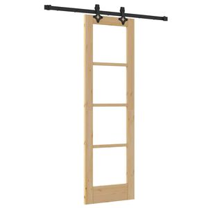 vidaXL Porte coulissante Naturel 61 x 198,5 cm