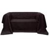 vidaXL Housse de canap&eacute; Micro-su&egrave;de Marron 140x210 cm