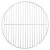 vidaXL Grille de barbecue ronde &Oslash;37 cm Acier inoxydable 304