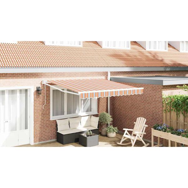 vidaXL Auvent R&eacute;tractable Multicolore 300 x 250 cm
