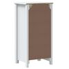 vidaXL Armoire de salle de bain BERG blanc 40x34x80 cm pin massif