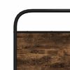 vidaXL Cadre de lit sans matelas 120x190 cm ch&ecirc;ne fum&eacute; bois ing&eacute;nierie